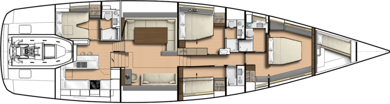 80 - CNB Bordeaux 76 interior layout